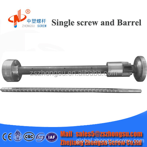 Extruder screw barrel single screw barrel for PVC extruder screw barrel Supplier
